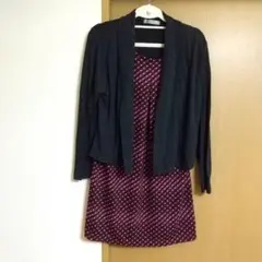 カーディガンドッキング式チュニック　サイズ/フリー