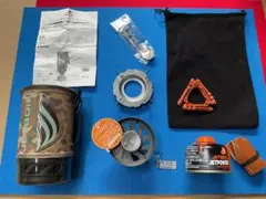 JETBOIL・チタン0.8ポットSOL動作良好美品マイクロモ仕様カスタム