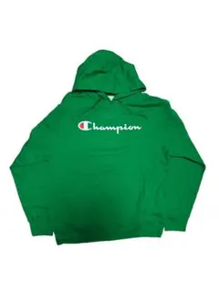 ラ*)様 Champion チャンピオン ロゴパーカー グリーン L フーディ