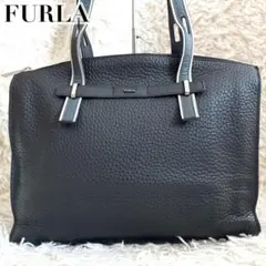極美品✨フルラ トートバッグ ジョーヴェ オールレザー A4 ユニセックス 黒
