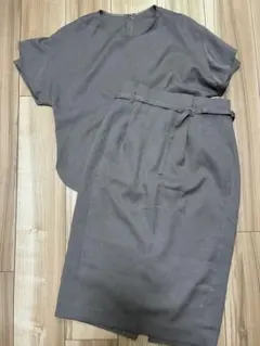 エニィスイス パールボタン 半袖 ブラウス スカートセット XL - メルカリ