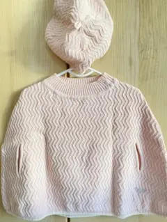 ARMANI　BABY ポンチョ　ベレー帽
