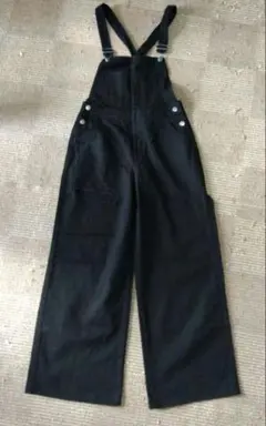【美品】サロペット　オールインワン　　オーバーオール　黒