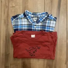 【最終値下げ】petit main 子供服 90 長袖 2枚セット　まとめ売り