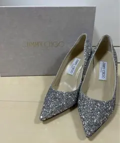 【JIMMY CHOO】ブライダルシューズ　サイズ37 1/2 ヒール
