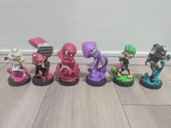 amiibo　スプラトゥーン　6体セット　アミーボ　ヒメ　イイダ