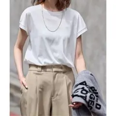 JOURNAL STANDARD 汗ジミ防止ナノシアコンパクトTシャツ ホワイトのサムネイル