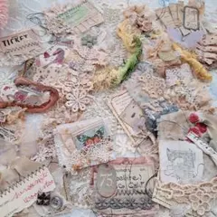 ジャンクジャーナル素材♡shabby botanical