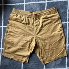 UNIQLO ユニクロ ドライストレッチイージーショーツ XL イエロー メンズ