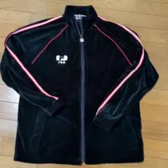 FILA フリースジャケット・ベロア生地ウェア上下セット(スコート) アメリカ限定 FILA フィラ Velour ベロア 上下 セットアップ 赤