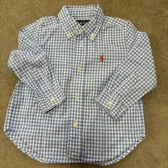 Ralph Lauren ラルフ　ギンガムチェックシャツ 24M 90cm