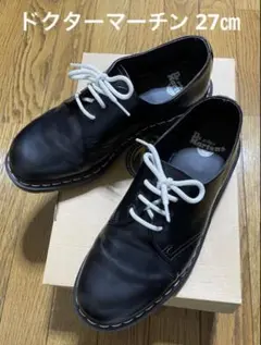 値下げ‼︎美品‼︎1461 ホワイトステッチ 3ホールシューズ