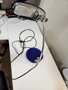 青色デスクライト タッチセンサー