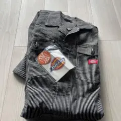 Dickies ストライプ オーバーオールL