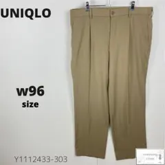 美品 UNIQLO ユニクロ タックワイドパンツ ズボン スラックス XL
