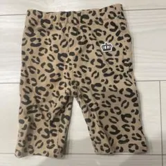 ベビードール　ウルトラストレッチパンツ　6分丈　ヒョウ柄　レオパード柄　90㎝