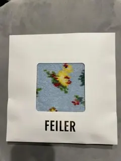 フェイラー　ハンカチ　ハイジ　ペールブルー