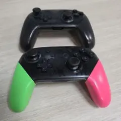 ニンテンドースイッチプロコンスプラトゥーン2デザイン