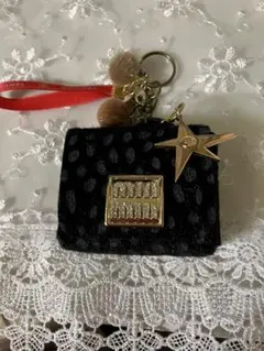 最終価格です‼️黒ヒョウ柄　ミニバッグ　CHANEL リボン　ロゴ入りスター