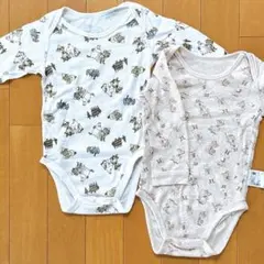 UNIQLO ムーミン スナフキン ロンパース 長袖 肌着　下着 80cm 2点
