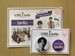 深澤辰哉　缶バッチ、シールセット