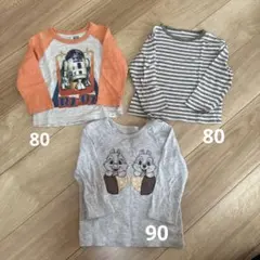 トップス　長袖　３枚set GAP UNIQLO 無印良品