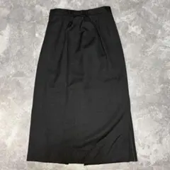 ラメ入り ロングスカート タイトスカート ブラック 上品 きれいめ オフィスのサムネイル