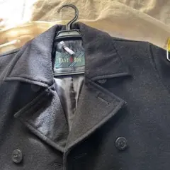 EAST BOY 黒 ダブルブレスト スクールコート 11号