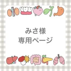 みさ様専用ページ