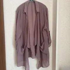 SHEIN CURVE 3XL モーブシャツ ピンクのサムネイル