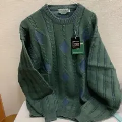 6020⑧★新品未使用 ウール100% ニットセーター★