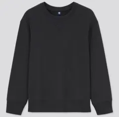 UNIQLO ウルトラストレッチスウェットシャツ　ブラック　160