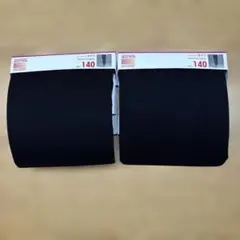 ユニクロ　ヒートテックタイツ　レギンス 140 ブラック２枚セット