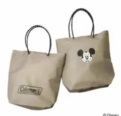 オトナミューズ7月号付録 コールマン/ディズニー両A面トートバッグ
