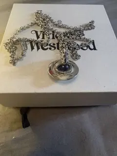 Vivienne Westwood ネックレス ビッグオーブ ブルーオーブ