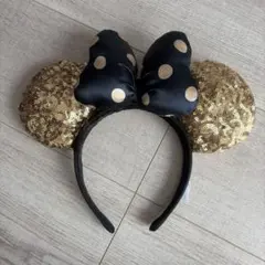 ディズニー スパンコールミニーカチューシャ