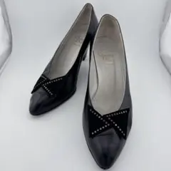 Christian Dior パンプス ブラック ヴィンテージ プレタポルテ期のサムネイル