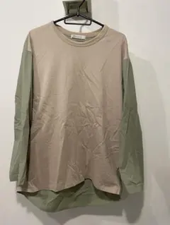 JOURNAL STANDARD 長袖カットソー ベージュ×カーキのサムネイル