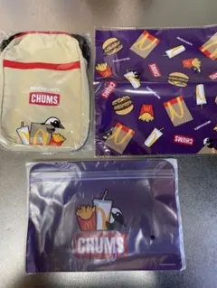 マクドナルド　CHUMS コラボ3点セット