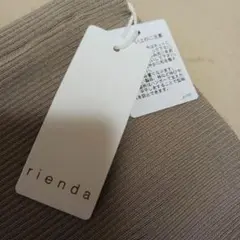 新品、タグ付き【rienda】ウォッシャブルShort SLV TOP