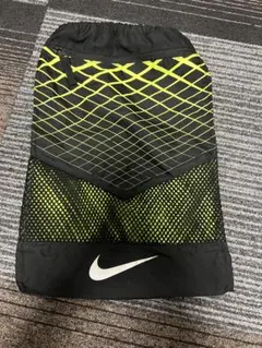 NIKE ナイキ ナップサック ジムサック ブラック×イエロー メッシュ