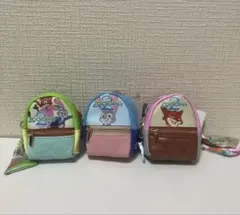 ズートピア2 スカーフ付チャームリュック ポーチ 3種類セット