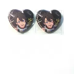 ガル アニカフェ ハート缶バ 2点セット ぬカニ NU:カーニバル 新世界狂歡