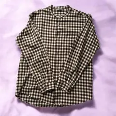 URBAN RESEARCH DOORS 長袖ギンガムチェック柄ネルシャツ M
