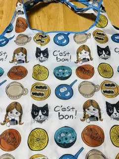 ダノン オリジナルエコバッグ　猫柄　非売品