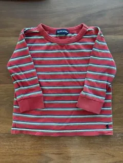 Ralph Lauren 赤ストライプ 長袖Tシャツ　ブランド古着