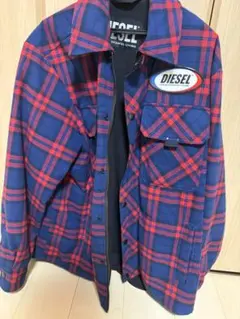 【最安値】【定価:52,800円】DIESEL ジャケット ネイビー/レッドのサムネイル
