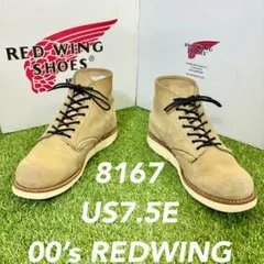 【9.5/D】8167 RED WINGレッドウィング★ハーレー FATBOY 9.5/D】8167 RED WINGレッドウィング☆ハーレー FATBOY