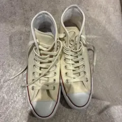Converse All Star アイボリー ハイカットスニーカー