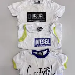 DIESEL KIDS ベビー服　ロゴプリント 半袖　ベビー　キッズ　3枚セット